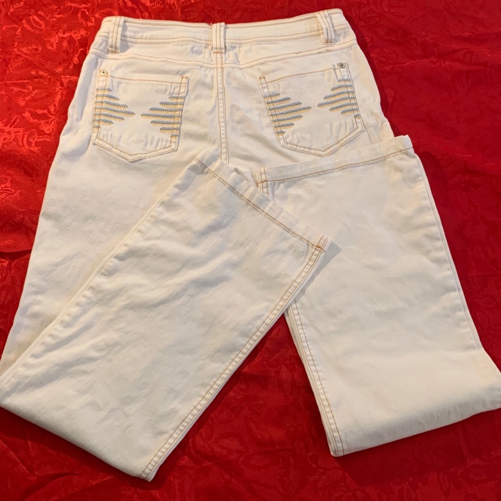 Veloce Atelier White Jeans SZ M EUC